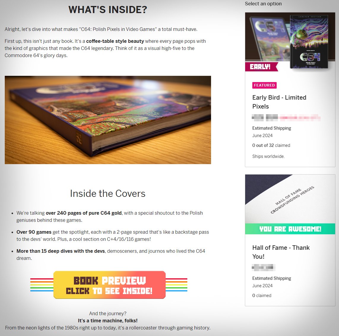 Our "C64: Polish Pixels in Video Games" crowdfunding campaign is almost ready to roll! Packed with C64 nostalgia &amp; cool rewards, it's a blast from the past you won't want to miss. Launching next week! 

Sign-up for early perks -> igg.me/at/c64

#c64 #retrogames #books