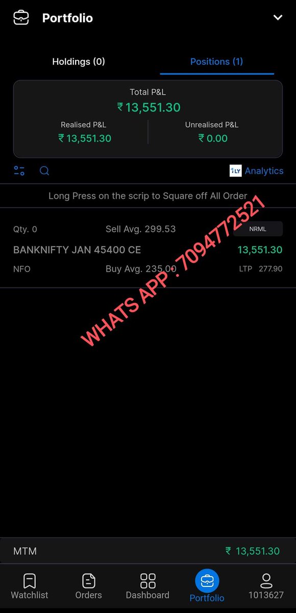 niftyintraday87's tweet photo. THIS WEEK PERFORMANCE FOR ACCOUNT HANDLING 

PROFIT : 37% PROFIT. 

 PROFIT : 37911 WITH CAPITAL OF 1 LAKH , 

CHECK  SCREENSHOTS 

💰 MINIMUM CAPITAL  50K

✅BANKNIFTY
✅NIFTY &amp; SENSEX 
✅STOCK F&amp;O 

Whats App
https://t.co/36TCOwefh7

#banknifty  #Nifty  #bankniftyoptions https://t.co/oSSF8QFw5q