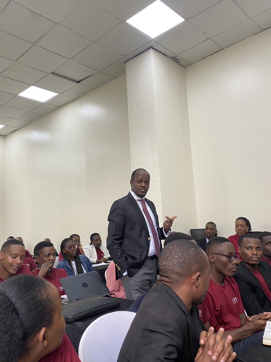 certafoundation's tweet photo. Excitement peaks as the Guest of Honour, Adv. @Moisenkunda , the president of @Rwanda_Bar delivers a powerful Keynote Address, adding a touch of inspiration and wisdom to JCTP cohort 2's graduation day festivities.

 #KeynoteSpeaker #GraduationDay #JCTP https://t.co/BfiGnszWvE