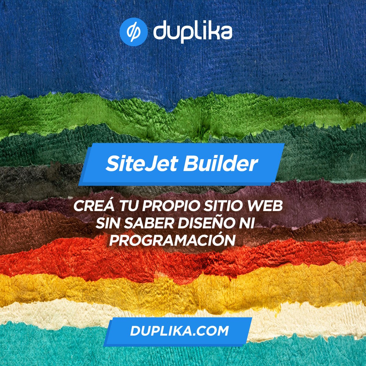 Creá tu página web sin saber programación ni diseño gráfico → duplika.com/blog/sitejet-b…

#sitejetbuilder #sitejet #diseñarpaginaweb #mipaginaweb #crearmipáginaweb #crearmipropionegocio #crearmisitioweb