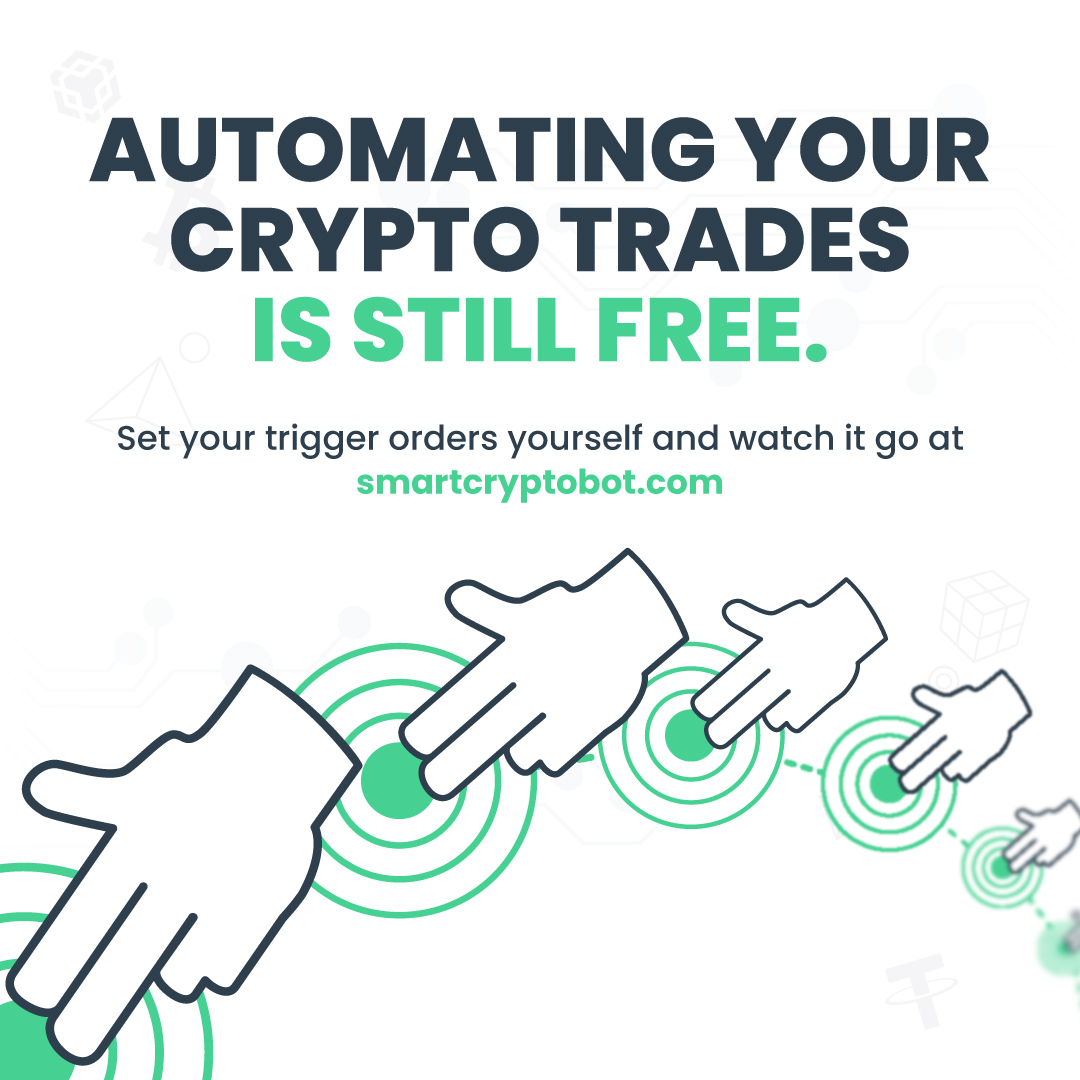 smart_cryptobot's tweet image. Automating your trades is just that easy! Besides Trigger Orders we got many more strategy tools at our disposal, and it is all for free.

Get Smart Crypto Bot now by visiting smartcryptobot.com

#smartcryptobot #scb