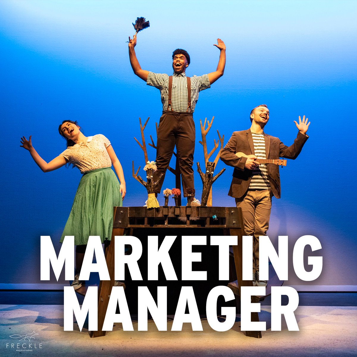 ⭐️ Job Opportunity: Marketing Manager ⭐️

We are looking for a creative, enthusiastic and talented arts Marketing Manager to join our team in Brighton. 

Find full job spec and how to apply here: freckleproductions.co.uk/about
