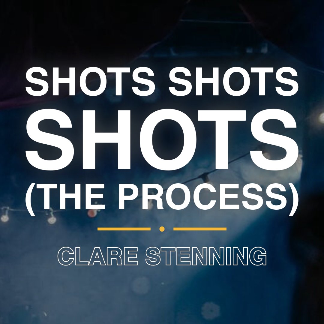 🥂 SHOTS SHOTS SHOTS (The Process) by Clare Stenning Fuelled by a sequence of uniquely crafted shots, two strangers embark on an unconventional and revealing first date. Catch at our scratch night - Sunday 4 Feb ✨ bit.ly/StockExchangeS…