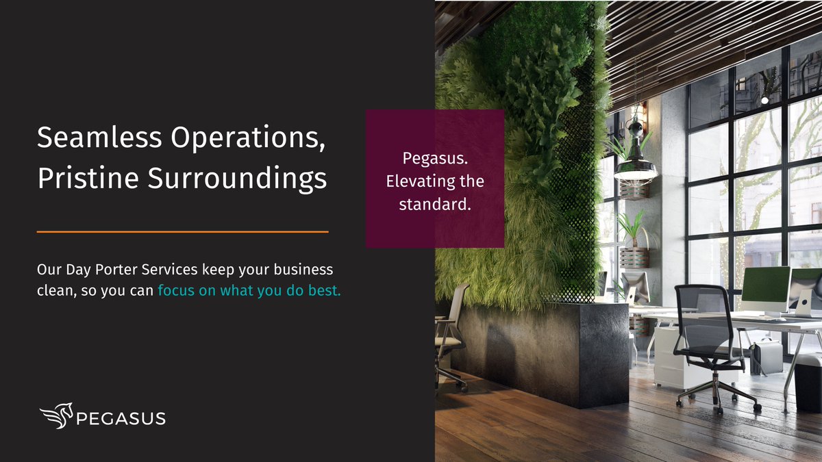 pegasus_clean's tweet photo. Transform Your Workspace with our Day Porter Excellence!

Our dedicated team ensures seamless operations and maintains a spotless environment, leaving you to concentrate on your business priorities.

Get in touch for a customized cleaning solution today.

https://t.co/rI56M82xcV https://t.co/DSFjM0z9HJ