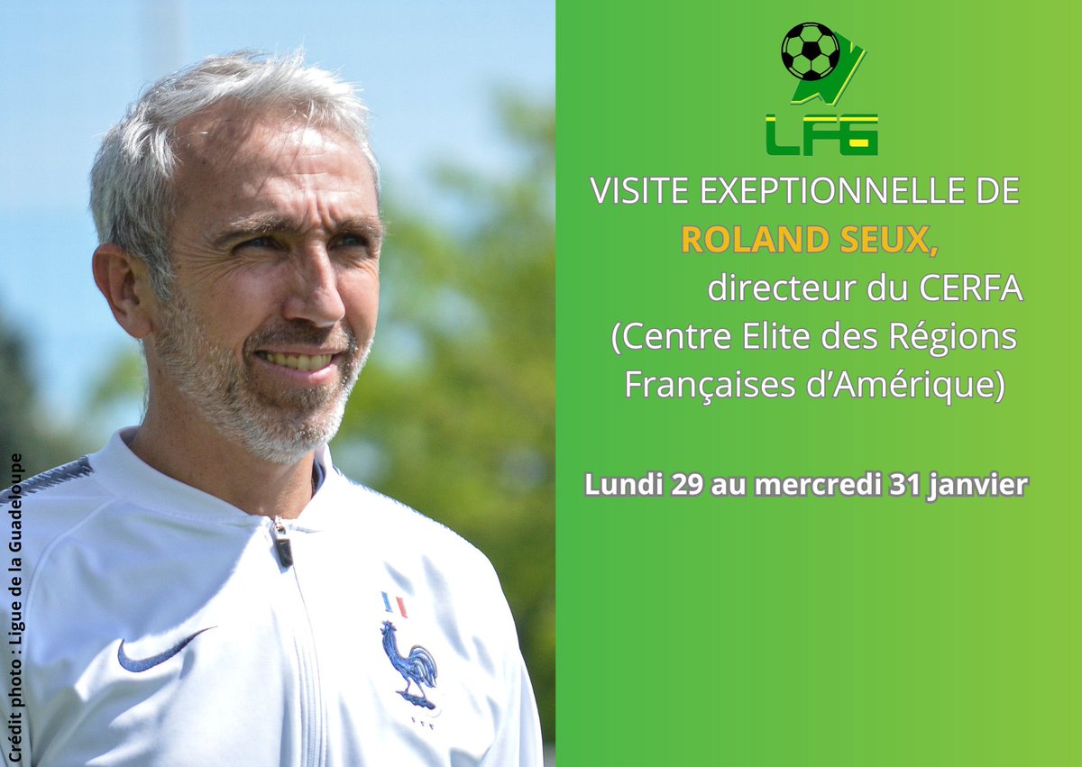 Nous avons l'honneur d'accueillir le directeur du CERFA du lundi 29 au mercredi 31 janvier 2024. Lire l'article
👉🏾 guyane-foot.fff.fr/simple/visite-…