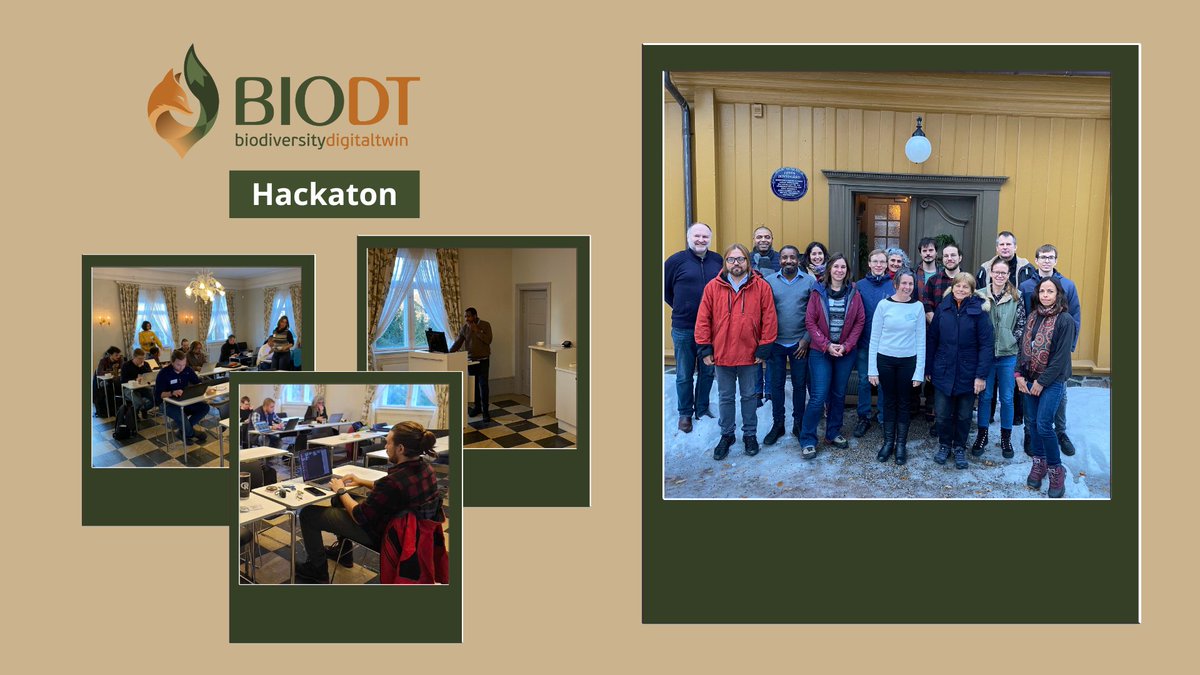 The #BioDT #hackathon on Harnessing Digital Twinning for #SustainableAgriculture: Predictive Characterisation and Conservation of Crop Wild Relatives, just wrapped up 3 successful days at the University of Oslo 

Stay informed with our free newsletter: tinyurl.com/3nnzus27