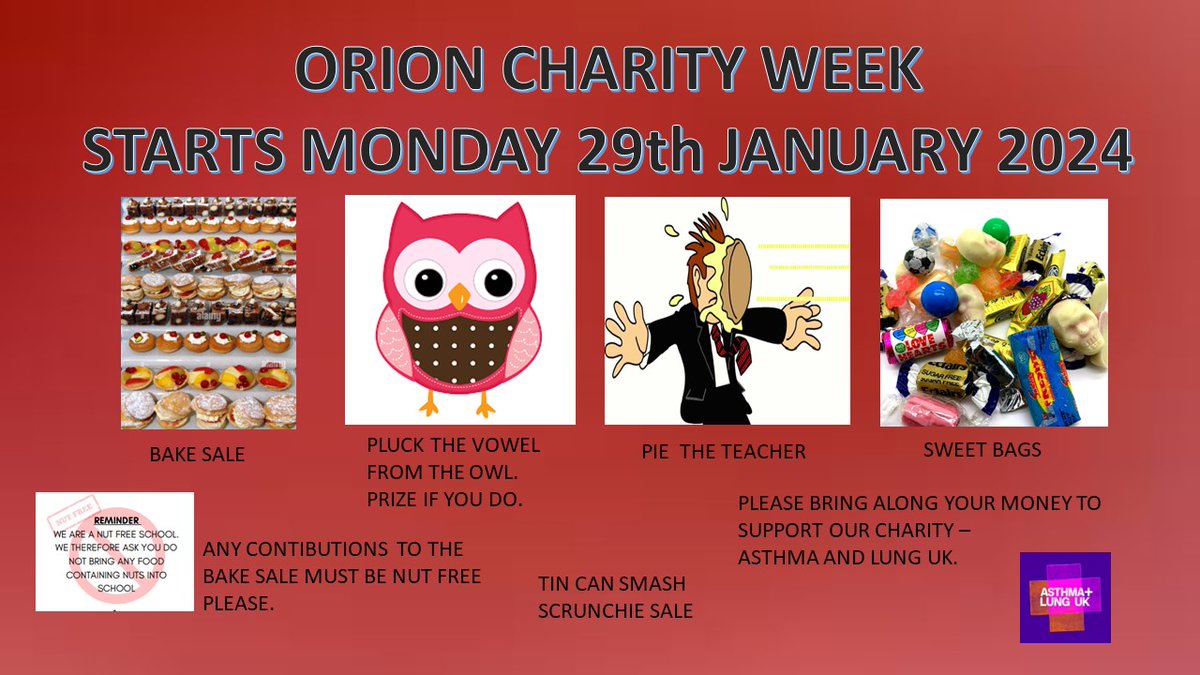 AFisherSH_ORION's tweet photo. The Main Event has arrived - ORION CHARITY WEEK  on Monday 29th January. Please channel your inner Hollywood or blossom your Mary Berry over the weekend, we need cakes for our Cake Sale. If you are too busy with the football derby, just go out and buy some. Donations welcome. https://t.co/WkhsuoksGv