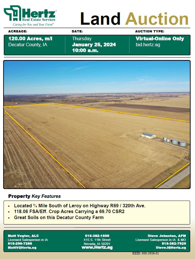 theLandTalker's tweet photo. Call the Bank...... Sold!  $1,368,000 or $11,400/acre. https://t.co/JFQtrHZ4Ln