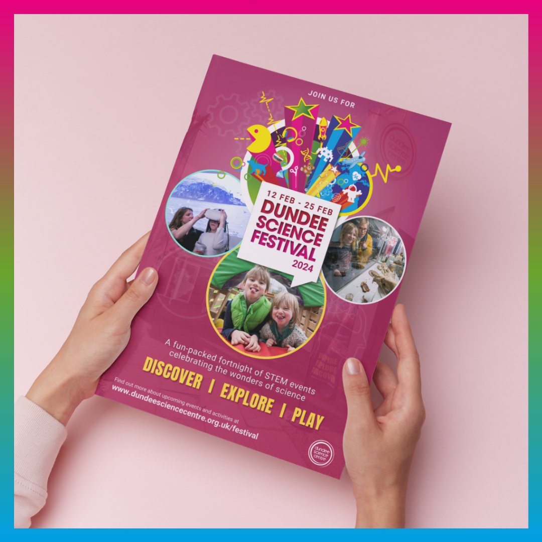 DundeeSciCentre's tweet photo. Weβre delighted to announce that the Dundee Science Festival 2024 Programme is now live ππ§ͺ
We have added the link for you to view now and plan out your perfect festival itinerary!
β‘οΈ https://t.co/RbUmC1zf3D
#DundeeScienceFestival #DundeeScienceCentre https://t.co/F34KJt7B6g
