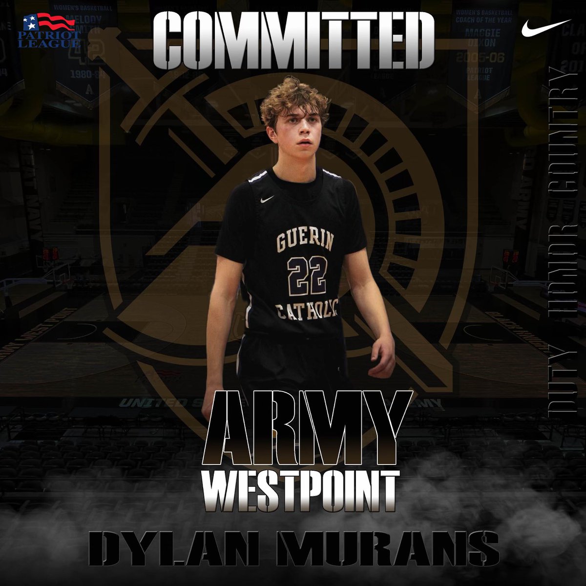 It has always been my dream to play division 1 basketball. I want to give a huge thanks to my family, teammates, and all my coaches and trainers for everything. I am honored to announce my commitment to the United States Military Academy, West Point. Go Army, Beat Navy. 🏴‍☠️⭐️