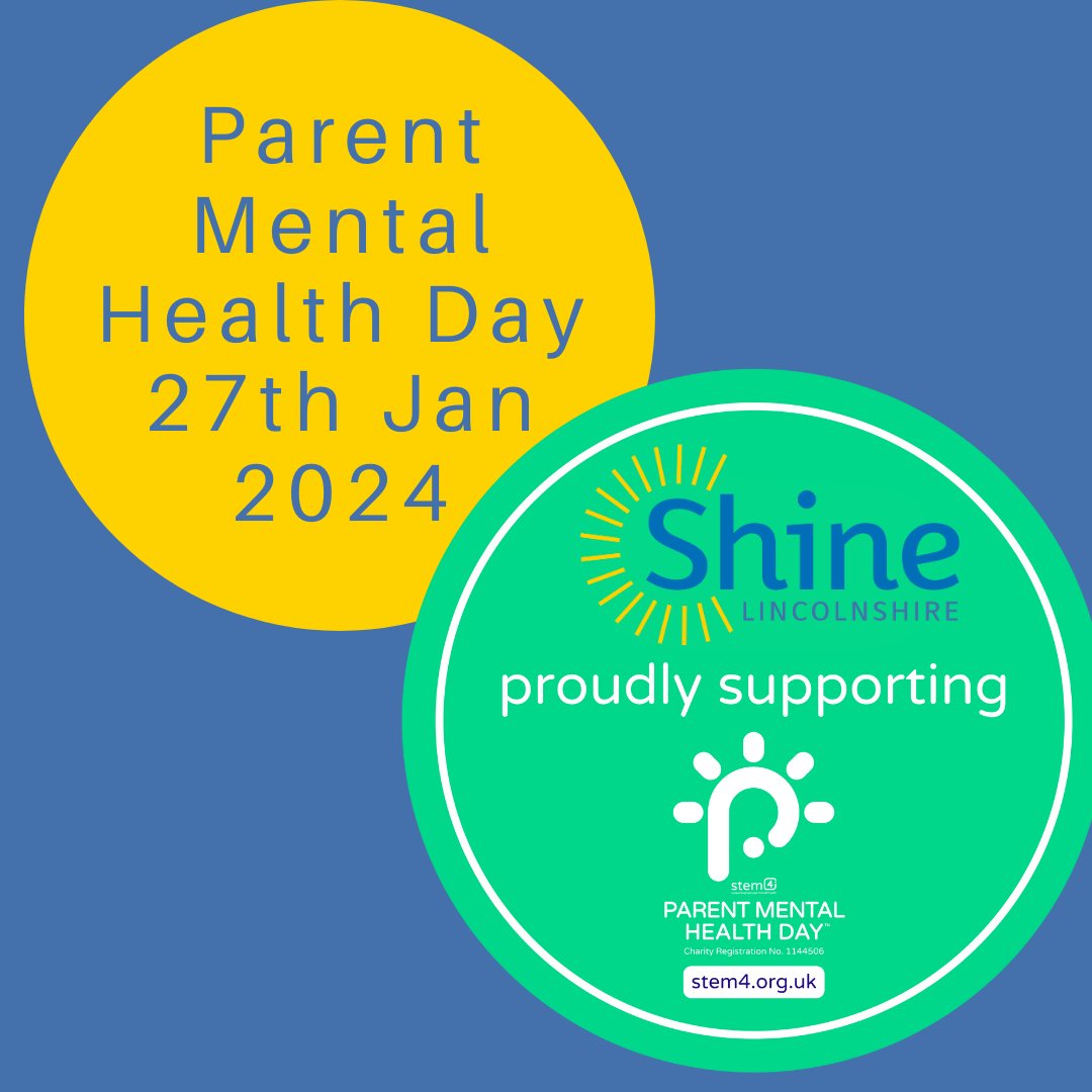 Today is Parent Mental Health Day. This year’s #stem4pmhd is focusing on Creating Positive Relationships (#CPR).

Find out more @stem4org
Locate groups& support @HAYLincolnshire  
Read Shine Connect shinelincolnshire.com/newsletters/
#parentcarer #Lincolnshire #Community #mentalhealth