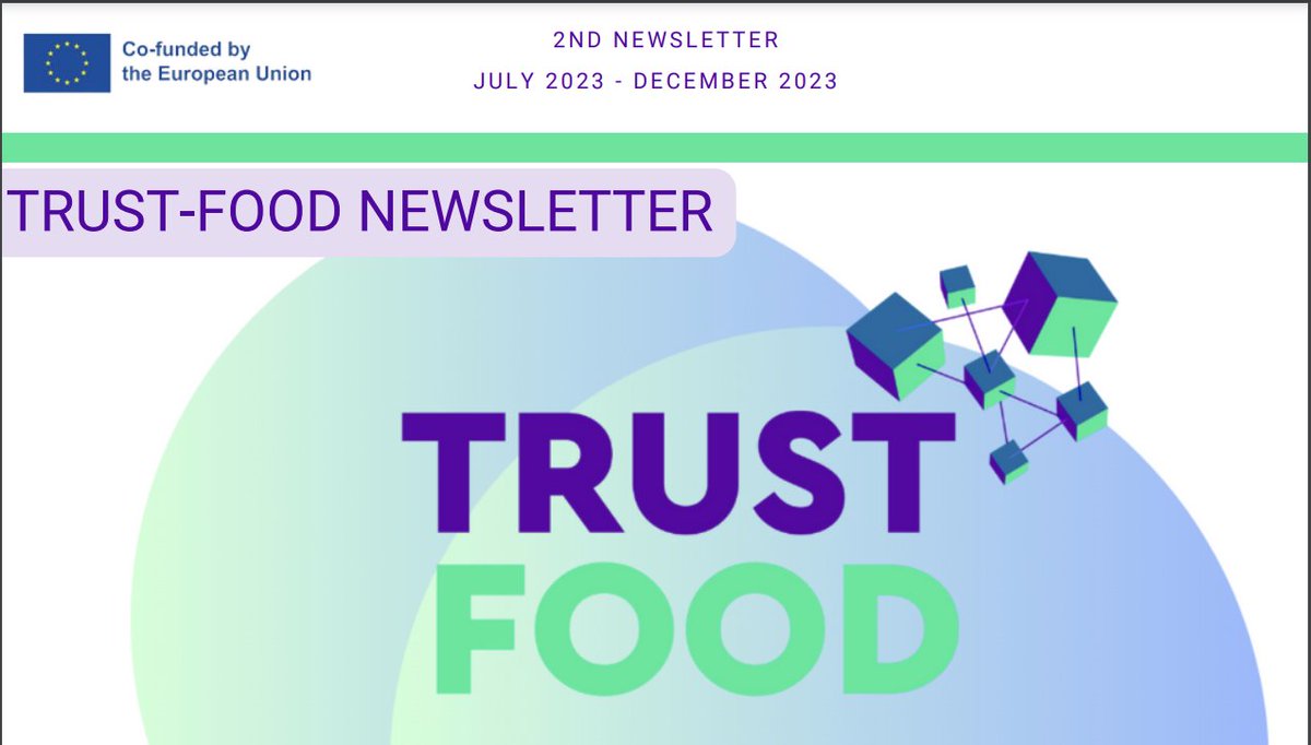 🚀 Exciting News!​ 🌐 The TRUSTFOOD project is thrilled to announce the launch of our 2nd newsletter!​ 🍏🔗 Check it out here: lnkd.in/dgs3674r #TRUSTFOOD #NewsletterLaunch #FoodIndustryInnovation