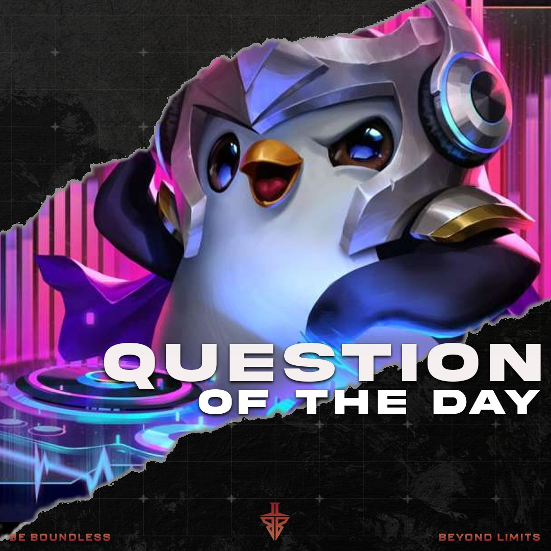 [Boundless Question of the Day]  

Who's your favorite TFT streamer or content creator?

#TeamFightTactics #TFT  #BeBoundless #BeyondLimits