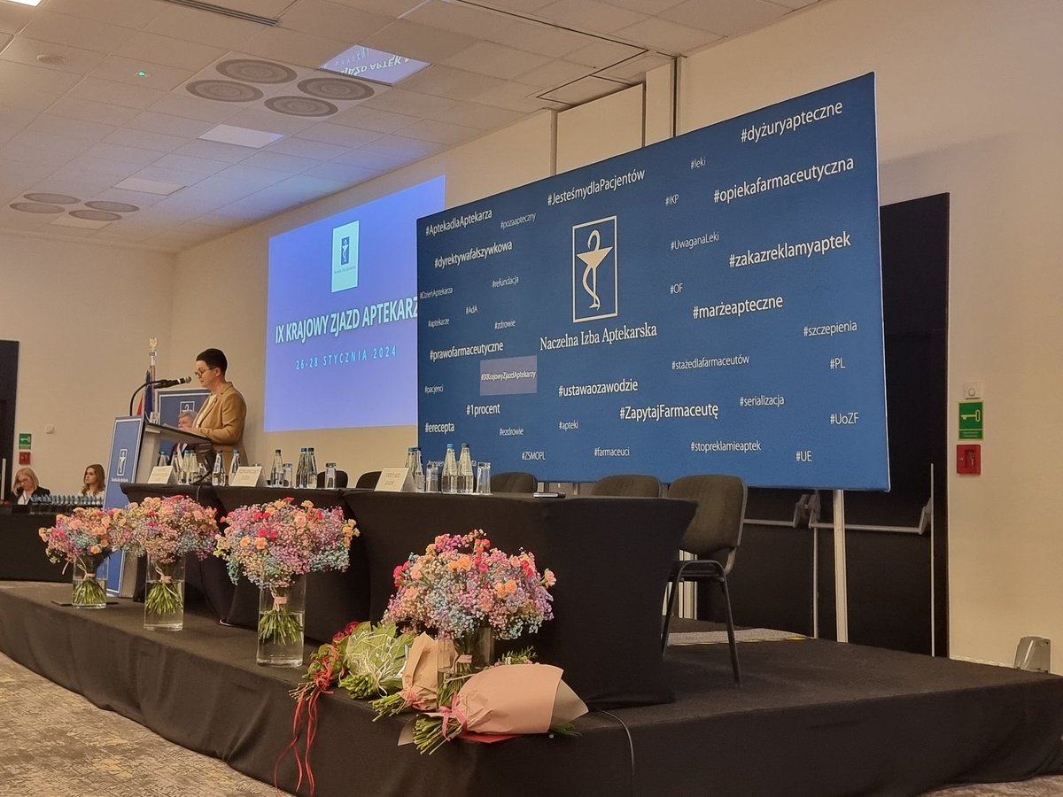 Arkadiusz Grądkowski (@arkadiuszgrdko1) on Twitter photo Krajowy zjazd aptekarzy
Sporo zrobiliscie. Gratulacje!
Ustawa o zawodzie farmaceuty
Opieka farmaceutyczna
Szczepienia w aptekach
<a href="/NaczelnaA/">Naczelna Izba Aptekarska</a>
<a href="/ElbietaPiotrow5/">Elżbieta Piotrowska-Rutkowska</a>
<a href="/MarekTomkow/">Marek Tomków</a> Krajowy zjazd aptekarzy
Sporo zrobiliscie. Gratulacje!
Ustawa o zawodzie farmaceuty
Opieka farmaceutyczna
Szczepienia w aptekach
<a href="/NaczelnaA/">Naczelna Izba Aptekarska</a>
<a href="/ElbietaPiotrow5/">Elżbieta Piotrowska-Rutkowska</a>
<a href="/MarekTomkow/">Marek Tomków</a>