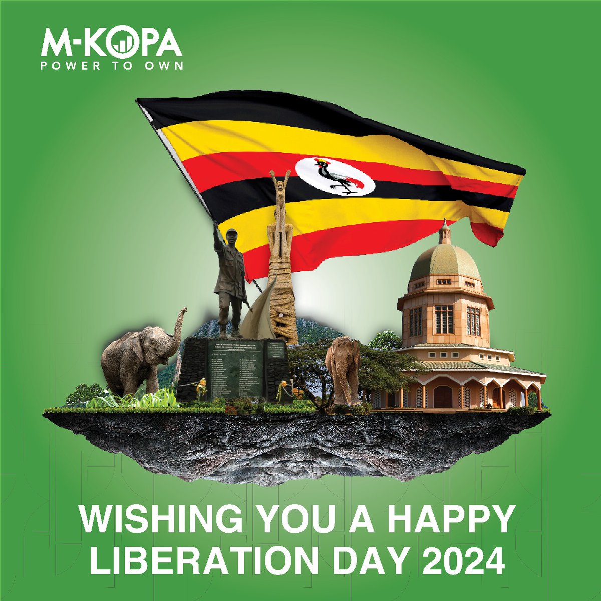 mkopauganda's tweet photo. Wishing you a happy NRM Liberation Day 2024!

#NRMLiberationDay #MkopaUganda #ProgressAndProsperity #AffordableSmartphones #FinancialServices https://t.co/4x6t9N7SHz