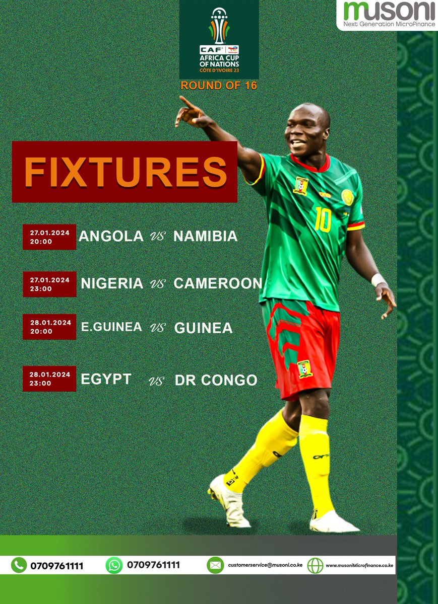 The entertaining #AFCON2023📷 is back again this weekend for the round of 16. What are your predictions for the upcoming fixtures?  #FridayVibes #AFCON