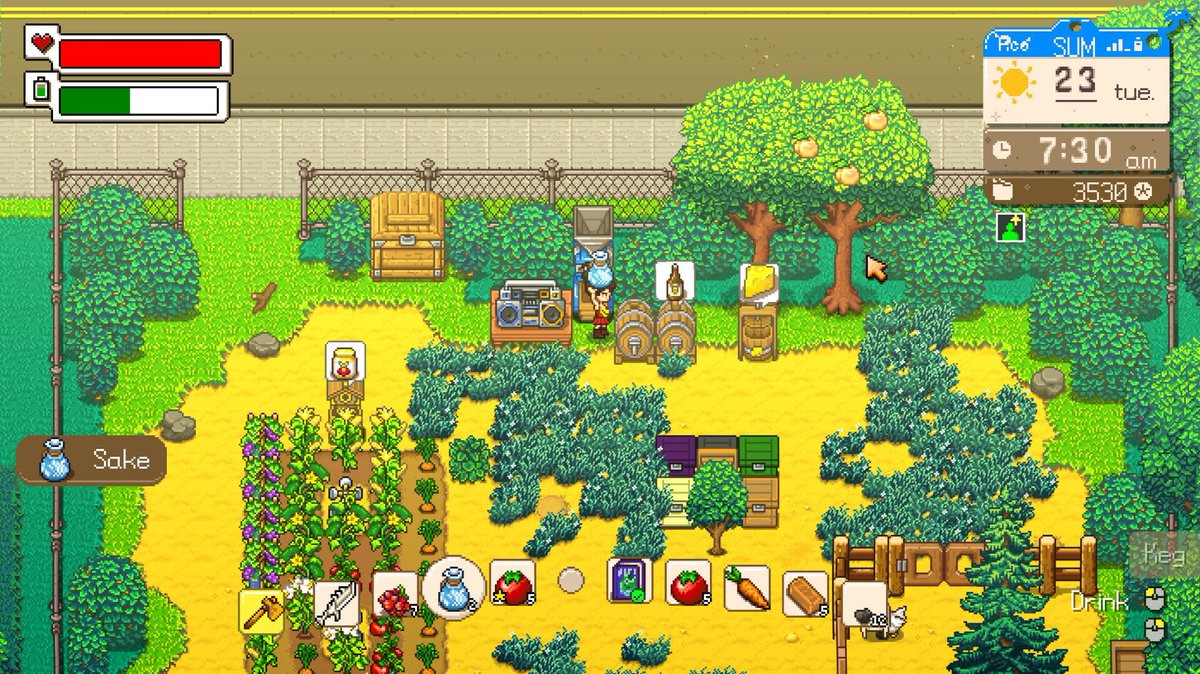 myPotatoGames's tweet photo. Podunkian the indie developer who worked with ConcernedApe on Stardew Valley just announced the name of his upcoming game. Sunkissed City is now on Steam to wishlist and will come out this year! 😍 https://t.co/052VUoZcRu