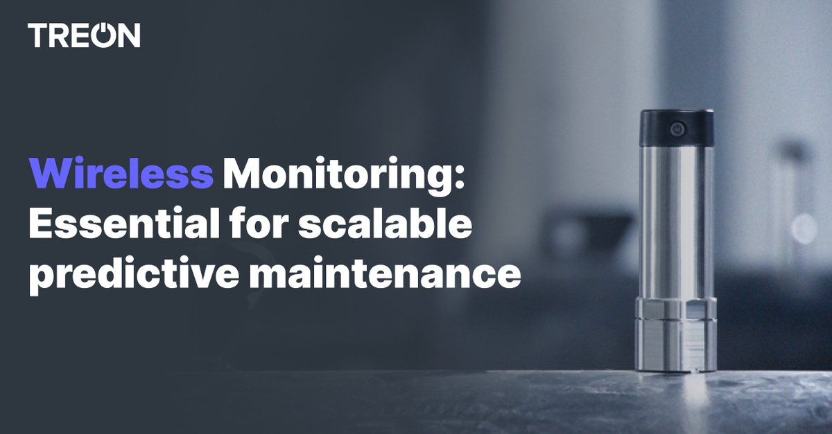 treontechnology's tweet photo. Our #wireless solutions adapt to changing needs while excelling at optimizing medium and less critical machinery! With Treon products, you can maximize efficiency and minimize downtime💪

Learn more about our products https://t.co/9ze4fxK253

#treon #wireless #conditionmonitoring https://t.co/kKWbGdiXDp