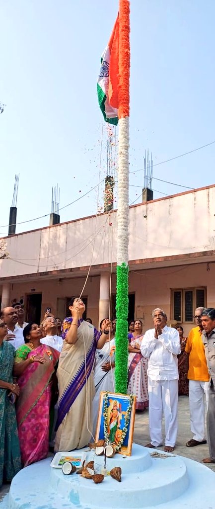 AdarshSindhu's tweet photo. Republic day celebrations in my division today.

#RepublicDay2024 #Bharathinagar
@BRSHarish @KTRBRS https://t.co/QHtW5jNh2e
