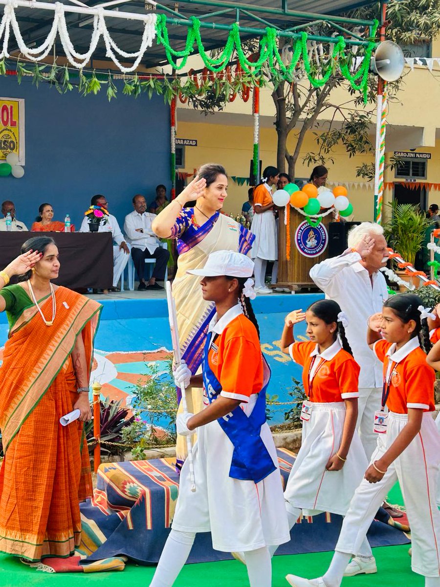 AdarshSindhu's tweet photo. Republic day celebrations in my division today.

#RepublicDay2024 #Bharathinagar
@BRSHarish @KTRBRS https://t.co/QHtW5jNh2e