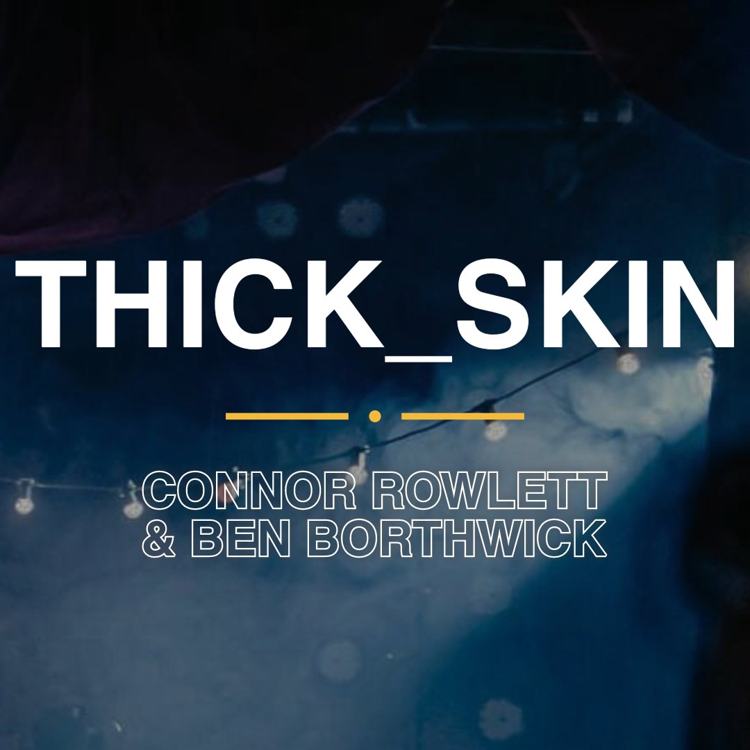 🎙 thick_skin by Connor Rowlett & Ben Borthwick thick_skin is a live and multimedia performance about the inarticulacy of male friendship and the intolerable pressures of living as a performer. Catch at our scratch night - Sunday 4 Feb ✨ bit.ly/StockExchangeS…