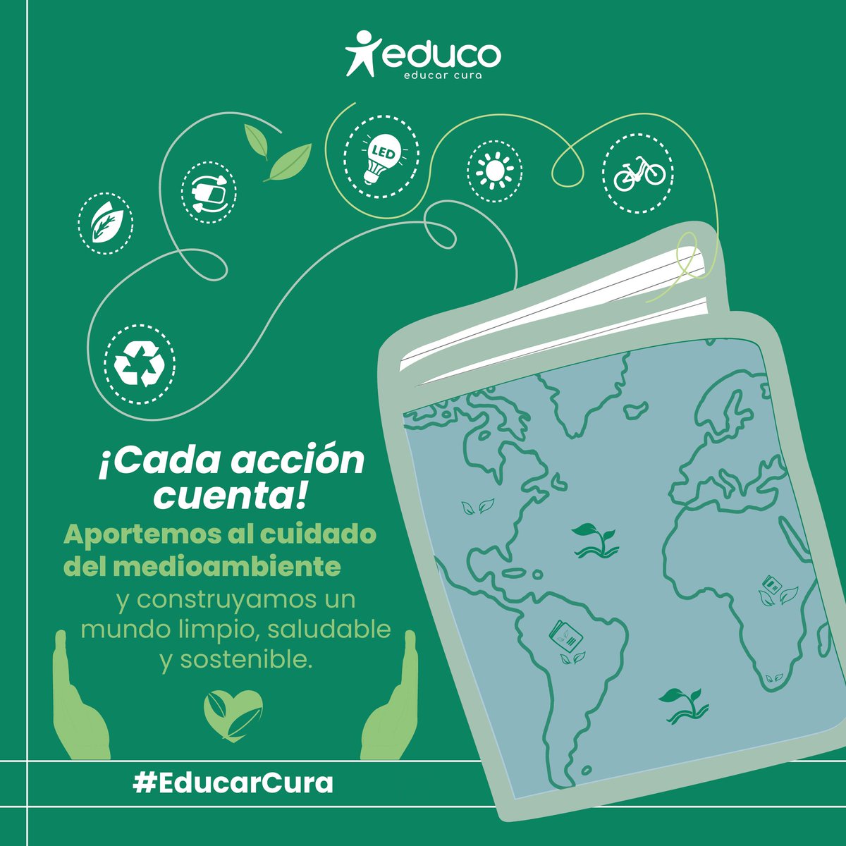 🌿El 26 de enero se celebra el Día Mundial de la Educación Ambiental. 

🌎 En Educo estamos convencidos que la educación es nuestra mejor aliada para la protección de nuestro planeta compartido.

#EducoBolivia #EducarDesdeLaRaíz #EducaciónAmbiental
