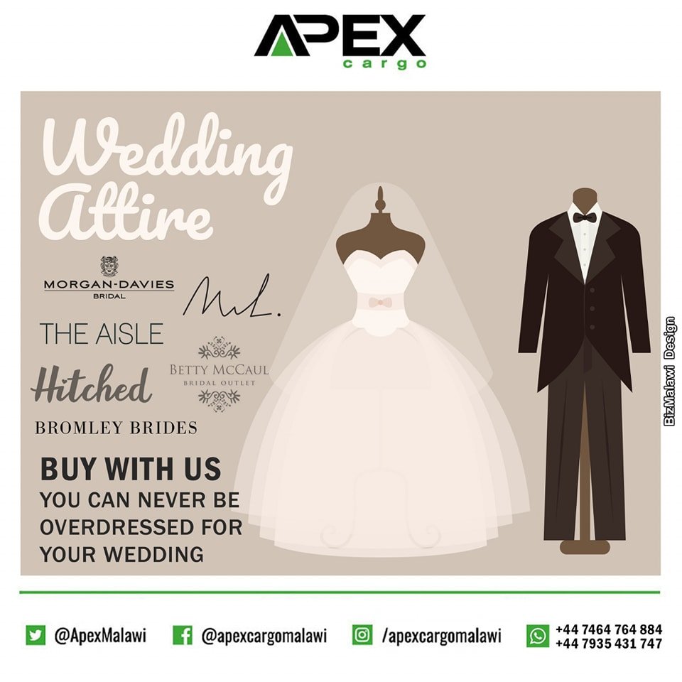 ApexMalawi's tweet photo. Create the most glamorous wedding ever! Shop everything wedding with us. You can never be overdressed for your wedding day!
Contact us today at:
📷 0999 844 515 (MW)
📷 00447935431747 (UK)
#ApexMalawi
#WeddingBliss
#ShopWeddingCreate 
#ShopWedding https://t.co/ycwmGlVnHB