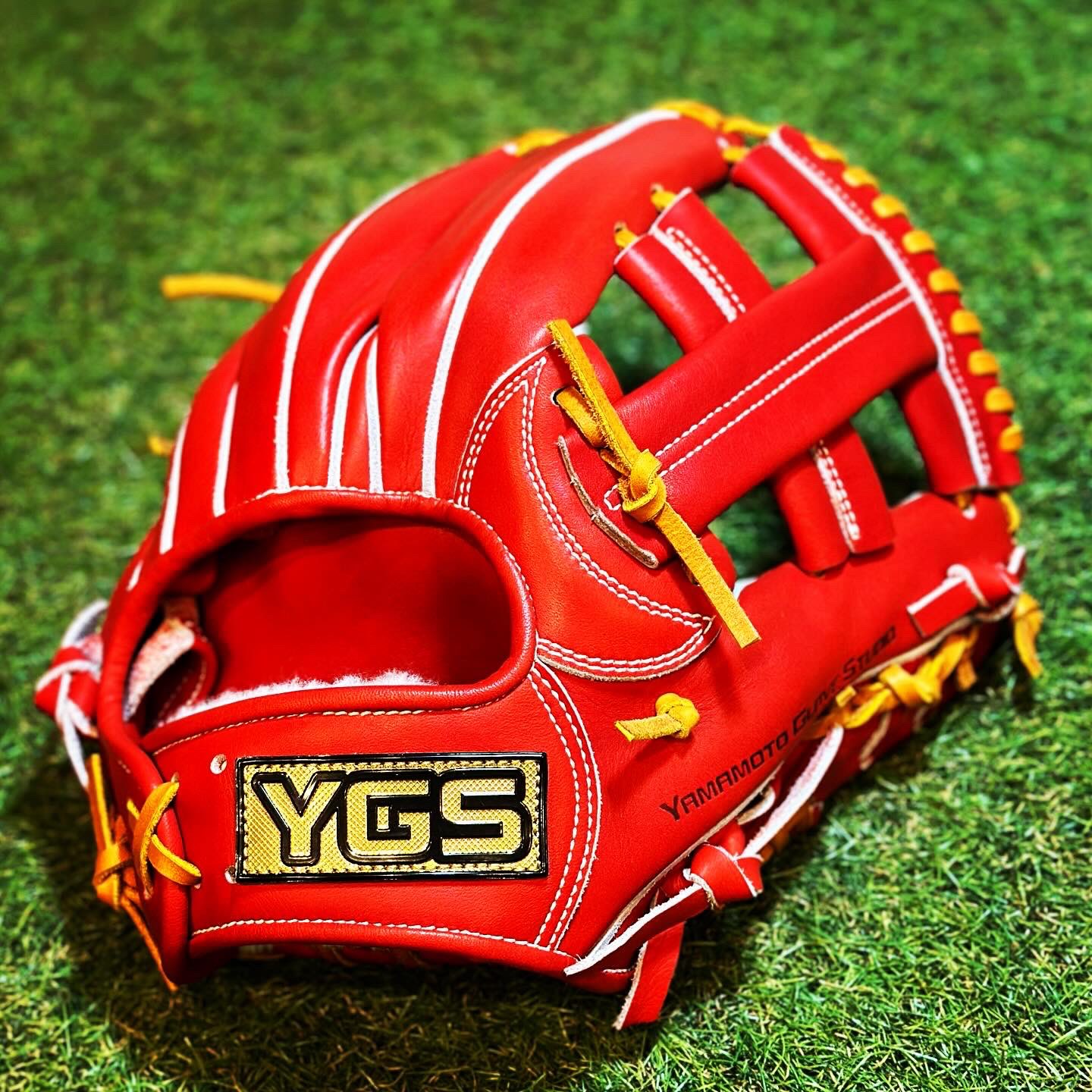 山本グラブスタジオYGS 硬式グラブ　EA3 オレンジ×タン YGSプロライン 硬式内野用 EA3 ブラウンオレンジ×紐タン