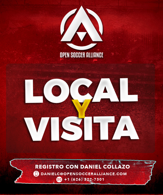 🇺🇸 OSA (Open Soccer Alliance) 🥇 Local y Visita ! ⚽ Info : +1 (626) 322-7301 🏆 danielc@opensocceralliance.com