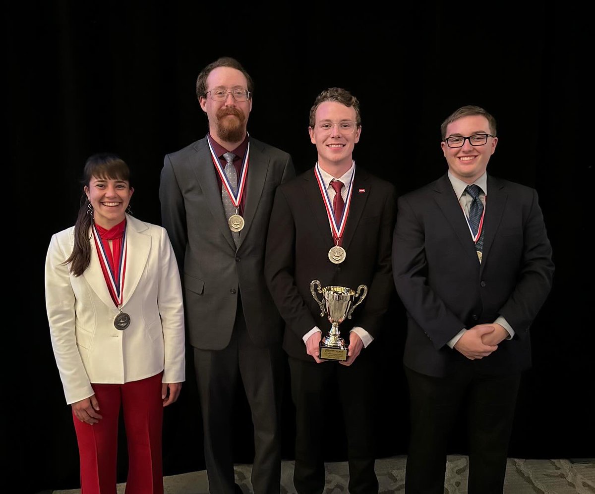 IsuTurf's tweet image. The 2024 Student Challenge Cup is coming back to Ames! Congratulations to Bryce Witham, Trevor Clawson, Mira Emma, and Jamie Sprague as they placed 1st in the 35th Annual SFMA Student Challenge! @FieldExperts