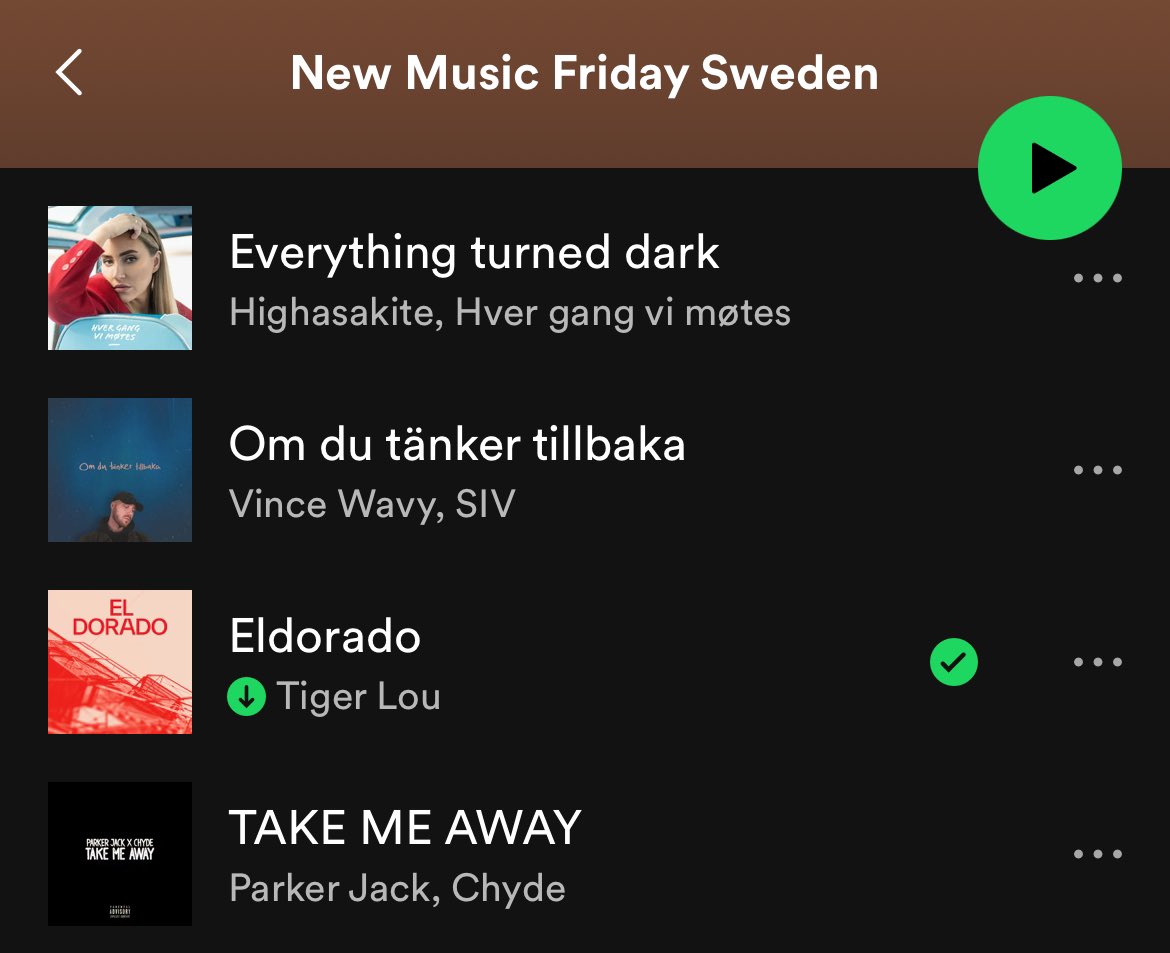 Tiger Lou - New single added to #newmusicfridaysweden @SpotifySweden