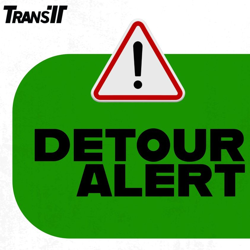 50 and 51 Connector Detour Due to a water main break, the 50 and 51 Connectors will be detouring significantly. 50 Connector: All stops between Transit Center and Prospect Plaza will be missed 51 Connector: All stops between Prospect Plaza and Transit Center will be missed