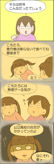 昨年の節分 2/3 