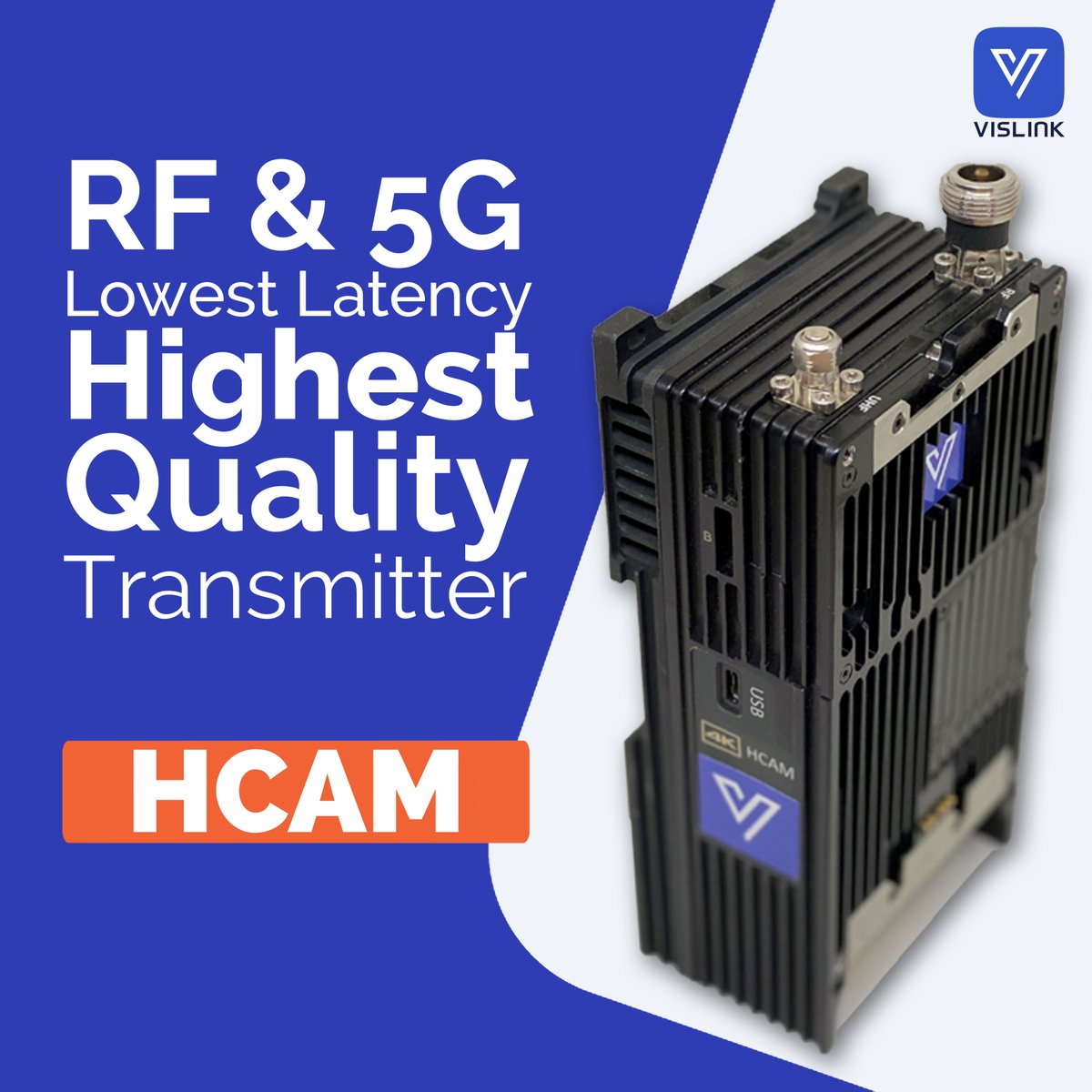 Vislink's tweet image. Do you know our HCAM?
✅ lowest latency HD/UHD/4K/HDR transmitter
✅ works on #RF technology, #5G or both
✅ control remotely via #LinkMatrix web portal
✅ integrated camera control
More info: hubs.la/Q02hRrRH0
#TheVislinkDifference #WirelessCamera #Broadcast