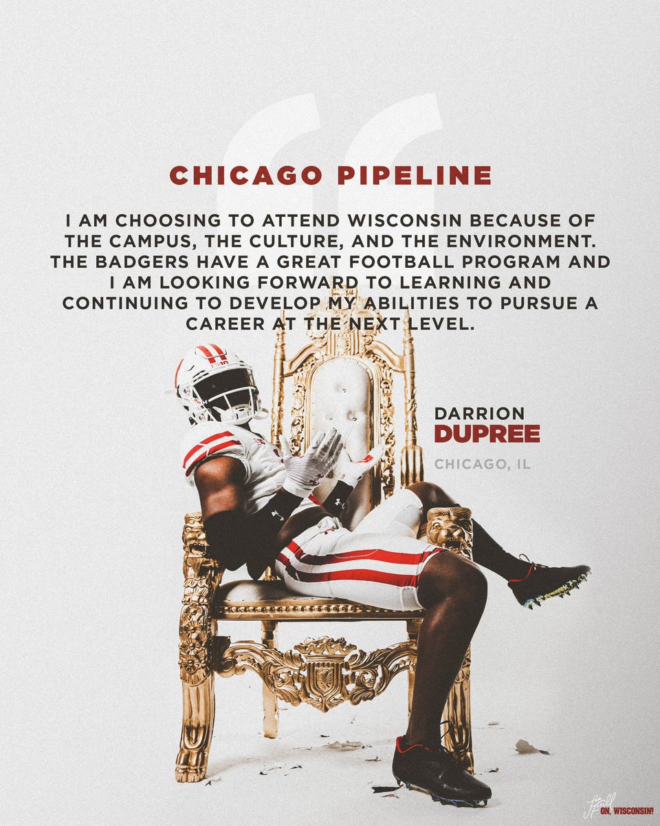 #CHI2MADTOWN
#ChicagoBlitz
#badgerfootball