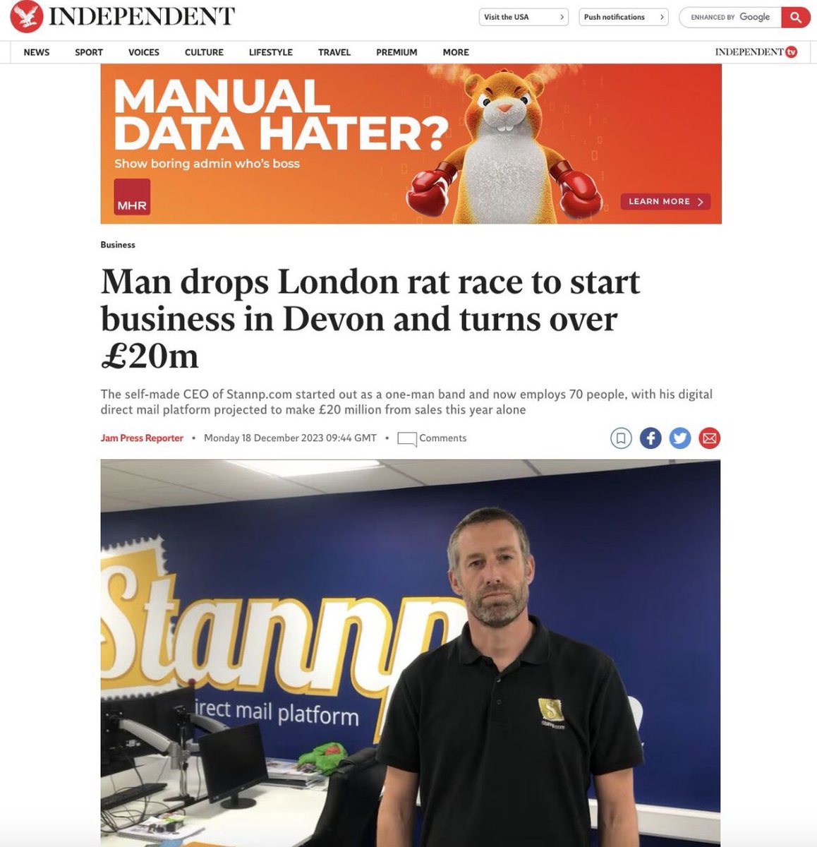 Benjaminicholls's tweet photo. This is how we landed 43 top-tier digital PR links for our #marketing client!

Our client is doing amazing things in the direct mail space. What started as a one-man band, https://t.co/o3kObaV3oi, now employs 70 people, and the platform is projected to make £20 million from sales this year alone. 📈 

They came to us looking to increase brand awareness. 📣 

The @jam_prime team commissioned stories via our news agency @jampressltd around the brand's rise to success and also about the use case of Stannp's business and how it relates to the general public.

Working with Stannp, we found that the British public is suffering from ‘email fatigue' with online retailers now sending physical letters to remind customers of items sitting in their digital shopping baskets.

Healthy food delivery firms and fashion businesses are among the types of companies taking to snail mail to encourage shoppers to return online and finish their purchase.

Others in the estate agency and utilities sectors also send letters and postcards featuring QR codes for easy digital access. 📭 

A handful of retailers are even including a picture of the items that have been abandoned in the basket.

This revelation follows new data that shows that around 20–30% of marketing emails are opened, compared to 90% of post that comes through the letterbox!

This is a great news story! 📰 

We distributed this story via the JamPress news wire then we sat back with a cup of tea, and waited for the links to drop in. ☕ 

The result?

Top-tier news outlets published the article, with prominent links back to our client's website.

Check out the coverage here:

https://t.co/SrN3k4Yket

If you like the sound of this and would like to discuss the potential results we can secure for you, the kettle is always on! 👋 

#digialpr #seo #linkbuilding