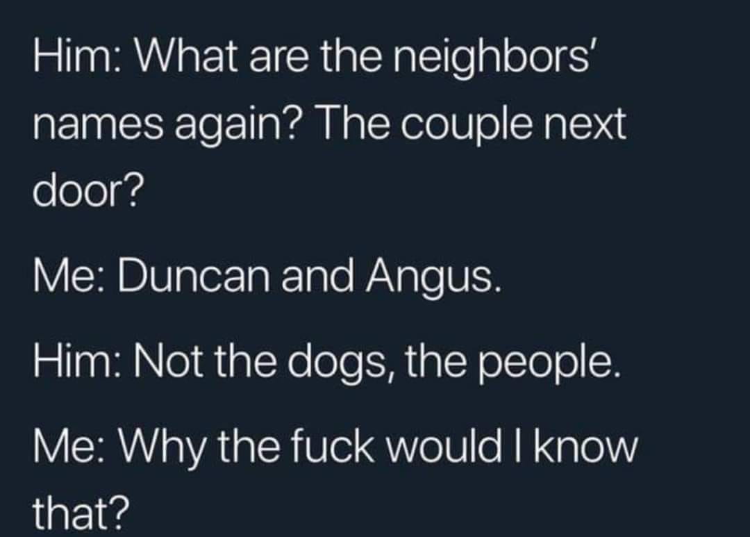 CherryBomb_73's tweet photo. I live in a town house complex and I know ALL the dogs names and as for the ppl I know about 6 ppls names out of 100 units!!!
#lovesdogs ppl not so much!!!
๐คฃ๐คฃ๐คฃ๐คฃโ๏ธโค๏ธ https://t.co/RuQOuxK01m