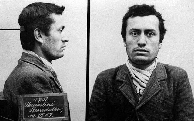historynpix's tweet photo. In June 1902, to avoid mandatory conscription, Mussolini moved to Switzerland where he became associated with Italian socialists.His agitative activities and calls for civil rebellion led to his arrest in 1903 by the Swiss police https://t.co/QG3g2FW4lU