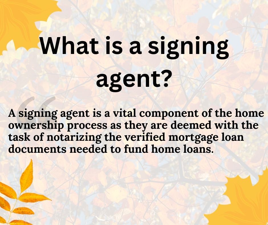 TallyNotary's tweet image. Buzz word of the day: 'Signing Agent.' They're the unsung heroes in making homeownership happen, handling the final notarization of mortgage documents. We have a team of signing agents ready to go if needed. Keep us in mind 🖋️🏡 #SigningAgent #RealEstateReady #tallahasseenotary
