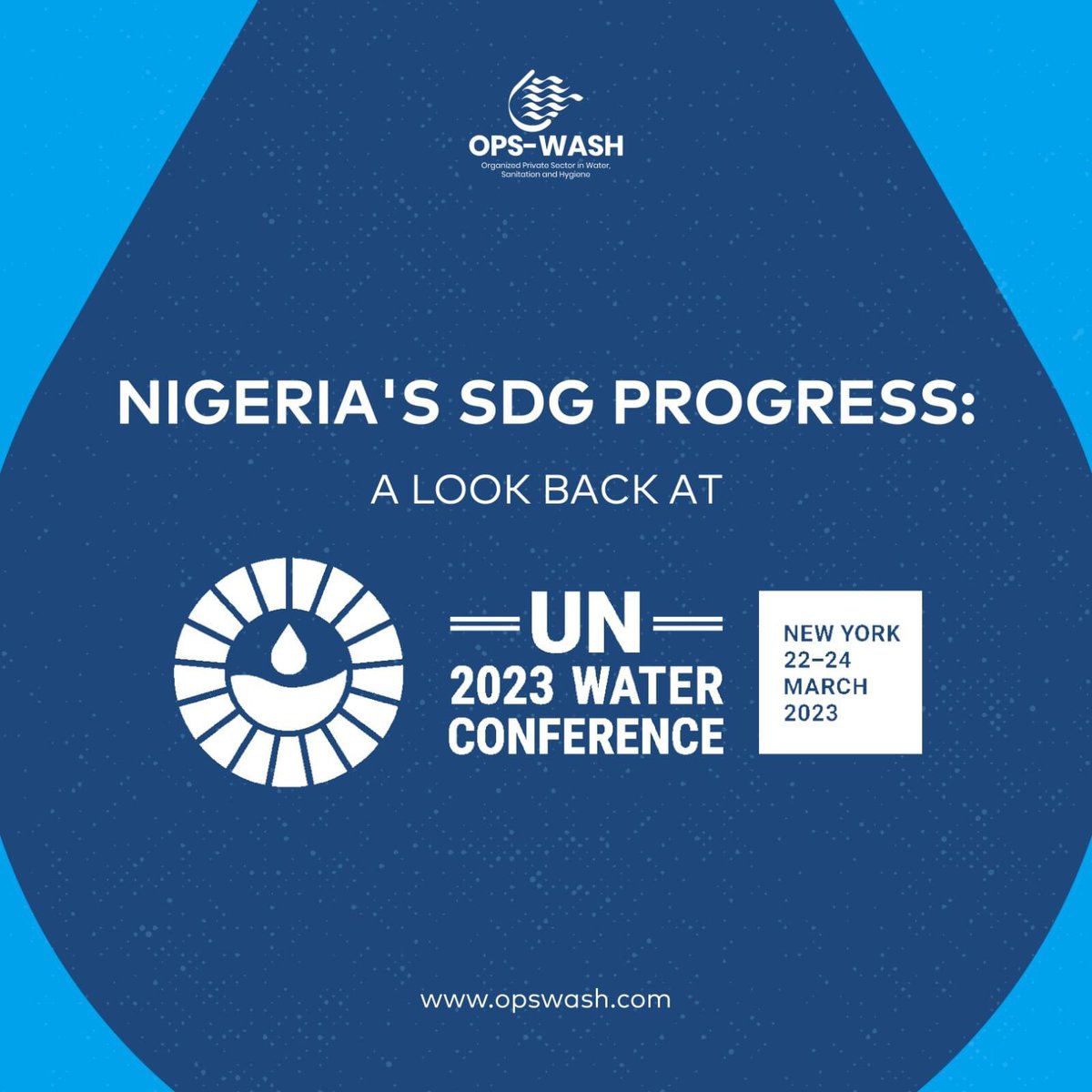Speaking at the United Nations 2023 Water Conference (back in March 2023), His Excellency Engr. Suleiman, Hussein Adamu - the Honourable Minister of Water Resources in Nigeria - touched on the countries progress in the SDGs.

Learn more: sdgs.un.org/sites/default/…