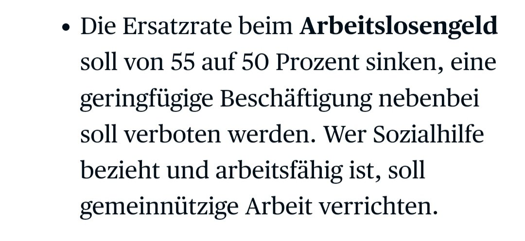 borninvienna's tweet photo. Im ÖVP "Österreich Plan".
Quelle Presse.
Was will die ÖVP damit bezwecken?Statt das ALG auf 70% zu erhöhen, kommt eine Senkung auf 50%, keine Möglichkeit mehr geringfügig zu arbeiten.
Tausende werden ihre Wohnung verlieren, und ihre Kinder nicht mehr ernähren können.
Zum Kotzen. https://t.co/1OihbZpAnm
