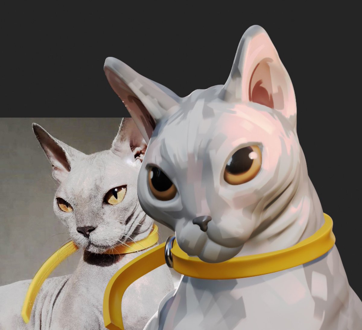 Roonca_studio's tweet photo. Hi !
I’ m 3d printer ✨
A 3d modeler ✨ 
And  a 3d artist ✨
 specialized in pets modeling. I can make you personnalized figurines of your loved ones. Here are some few examples of my creations. 
#ArtistOnTwitter #3DModel #cat #3Dprinting #3Dartist #artgallery #PortfolioDay #neko https://t.co/8o7cuCvS9z