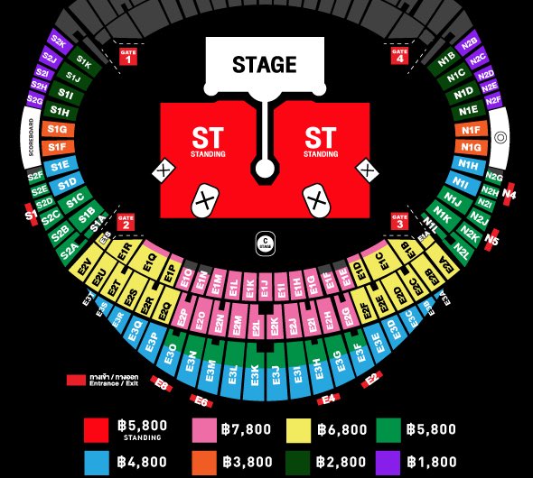 WTS Coldplay Bangkok: 

3 Feb 2023 
⁃ ST : 1 ticket 

4 Feb 2023
⁃ S1F FQ : 1 ticket 
- E1G GP : 2 tickets 

Feel free to DM if you have more questions here or IG @johanesdemi 

#coldplaybangkok #coldplaythailand #wts #wtt #wtb #jualtiketcoldplay #coldplayinbangkok #wtscoldplay