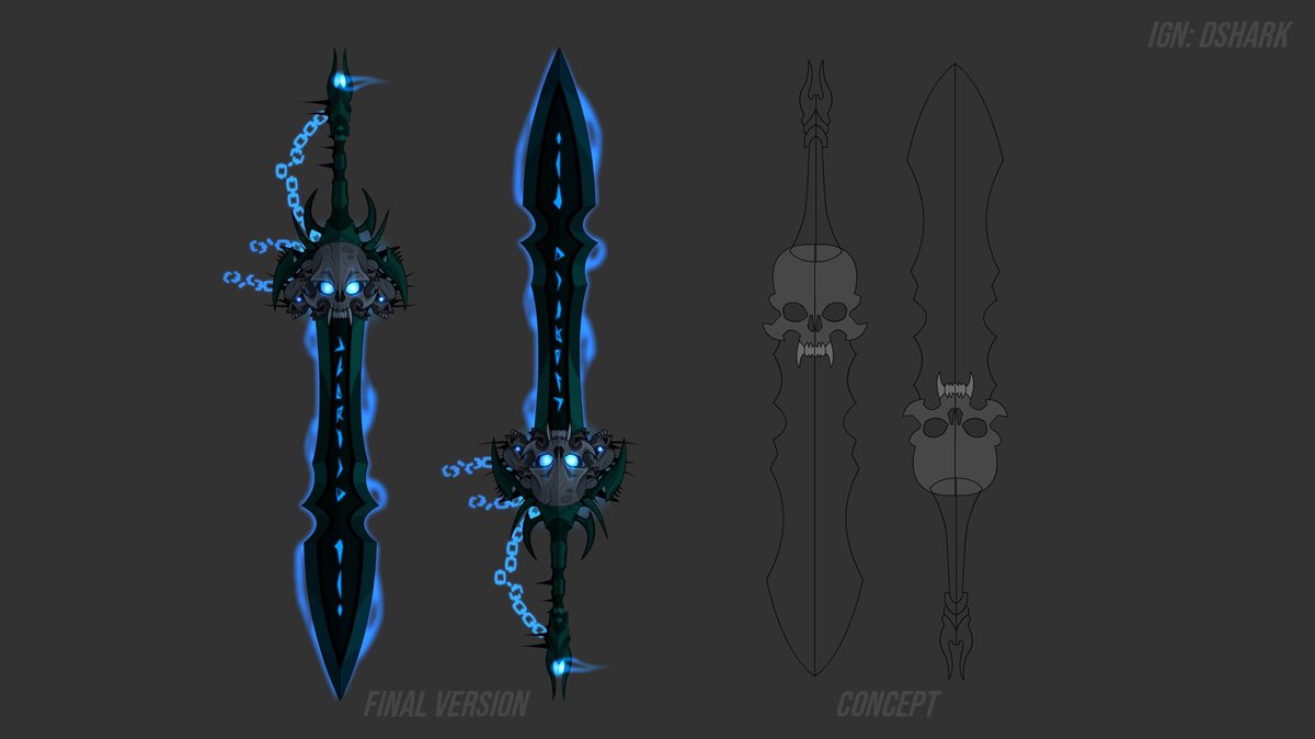 DShark_AQW's tweet photo. My entry for the #Dage X #Nulgath Weapon Contest! https://t.co/7lyEmatOPO