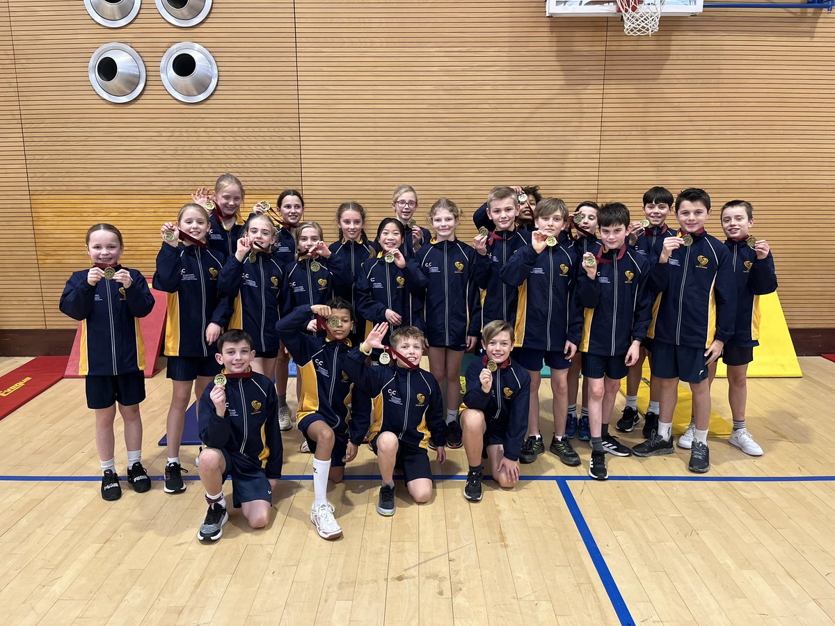 Well done to our Year 6 sportshall team who were crowned district champions this morning! Thank you to @ACSCobhamSchool for hosting the event for us!