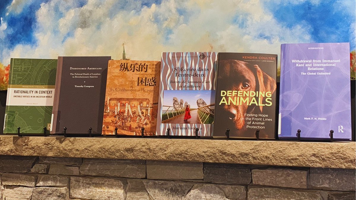 Today, we are honouring Huron faculty members who have published books in the past six months! We are so proud of their achievements and are thrilled to have their books as part of our library collection. ✨📚

#HuronLibrary #HuronULibrary #HuronUniversityFaculty