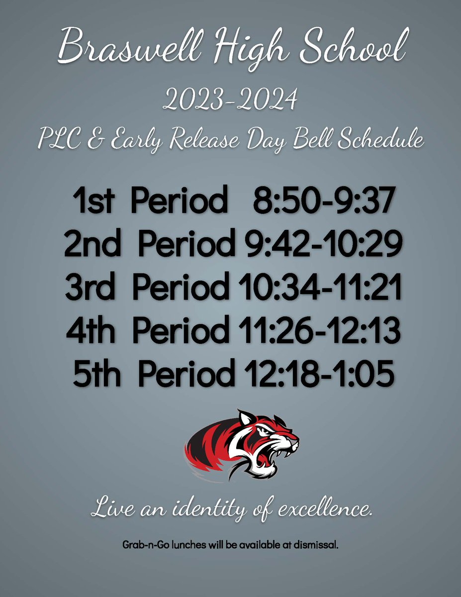 Reminder! It's an A day with a modified schedule.
