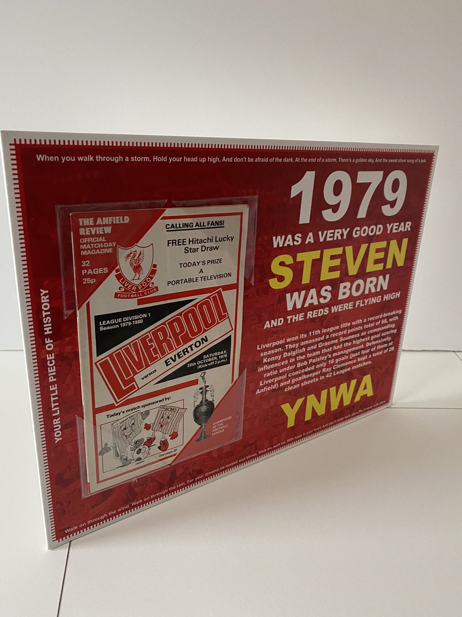 The best card ever for a die hard fan! #liverpool #klopp #LFC #LiverpoolFC 

housesigns.direct/product-page/m…