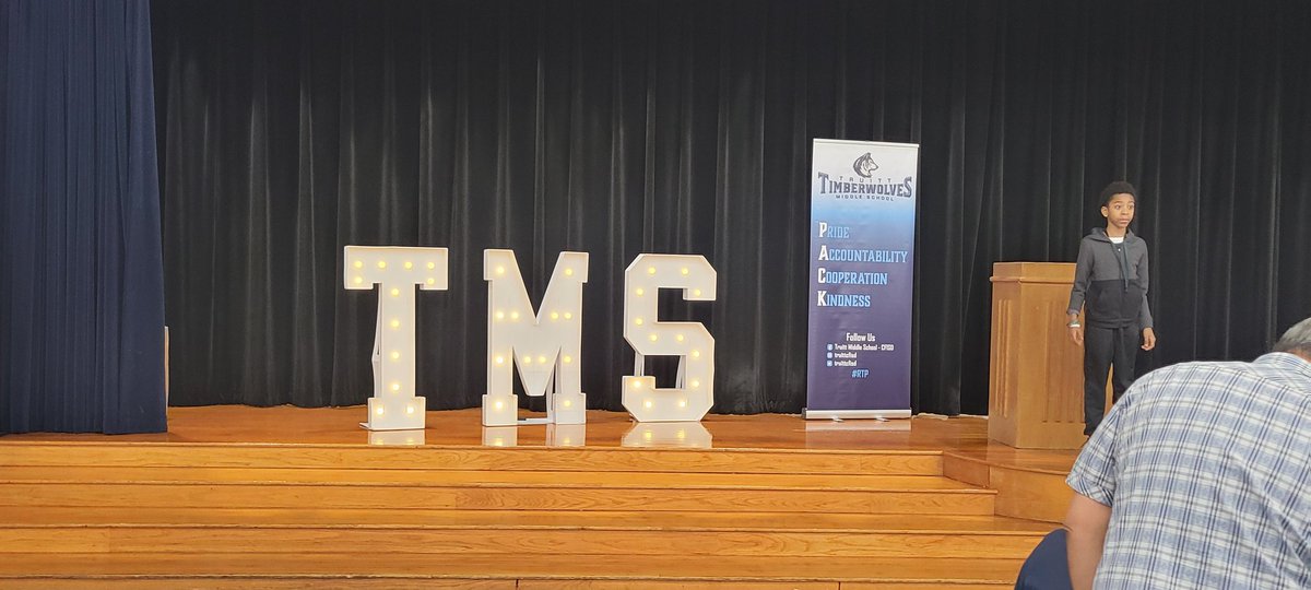 Ready to celebrate!  Congratulations to outstanding <a href="/truittcfisd/">Truitt Middle School</a> students!
