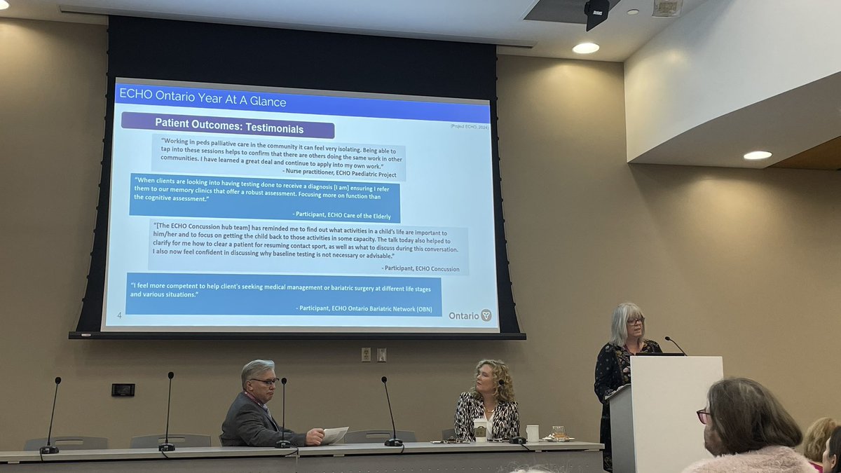 adfurlan's tweet photo. Great start of the day with Annete’s opening remarks from the perspective of the Ontario’ Ministry of Health
#ECHOonDay https://t.co/1TaJtAodY5
